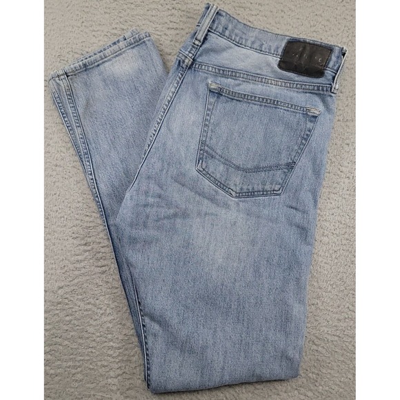 Bullhead Denim Co Men's 34x34 (35.5x33.5) Skinny Jeans Distressed Light Wash - Picture 1 of 10